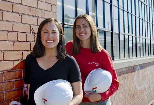 Bridgit co-founders Lauren Lake (left) and Mallorie Brodie (right).