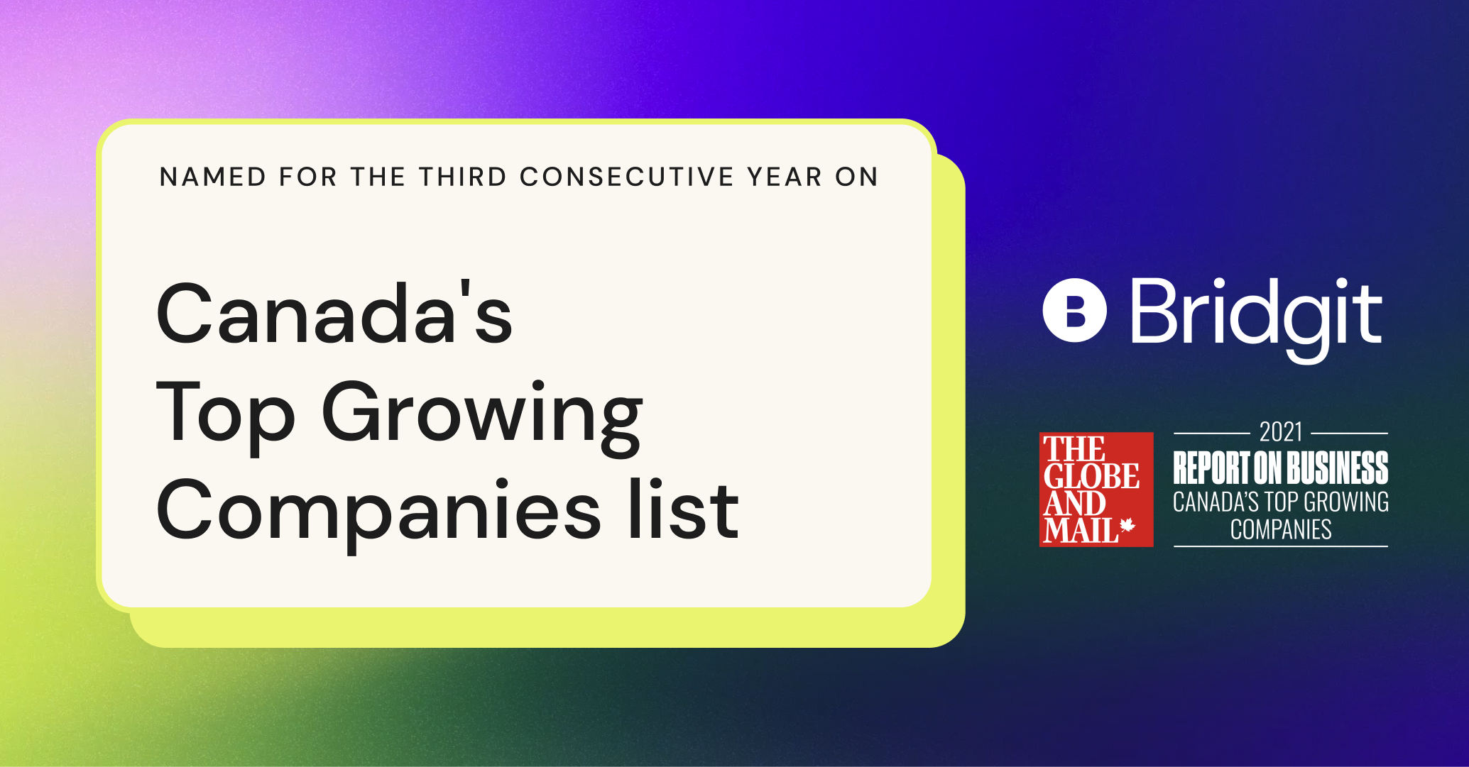 Canada's Top Growing Companies 2021
