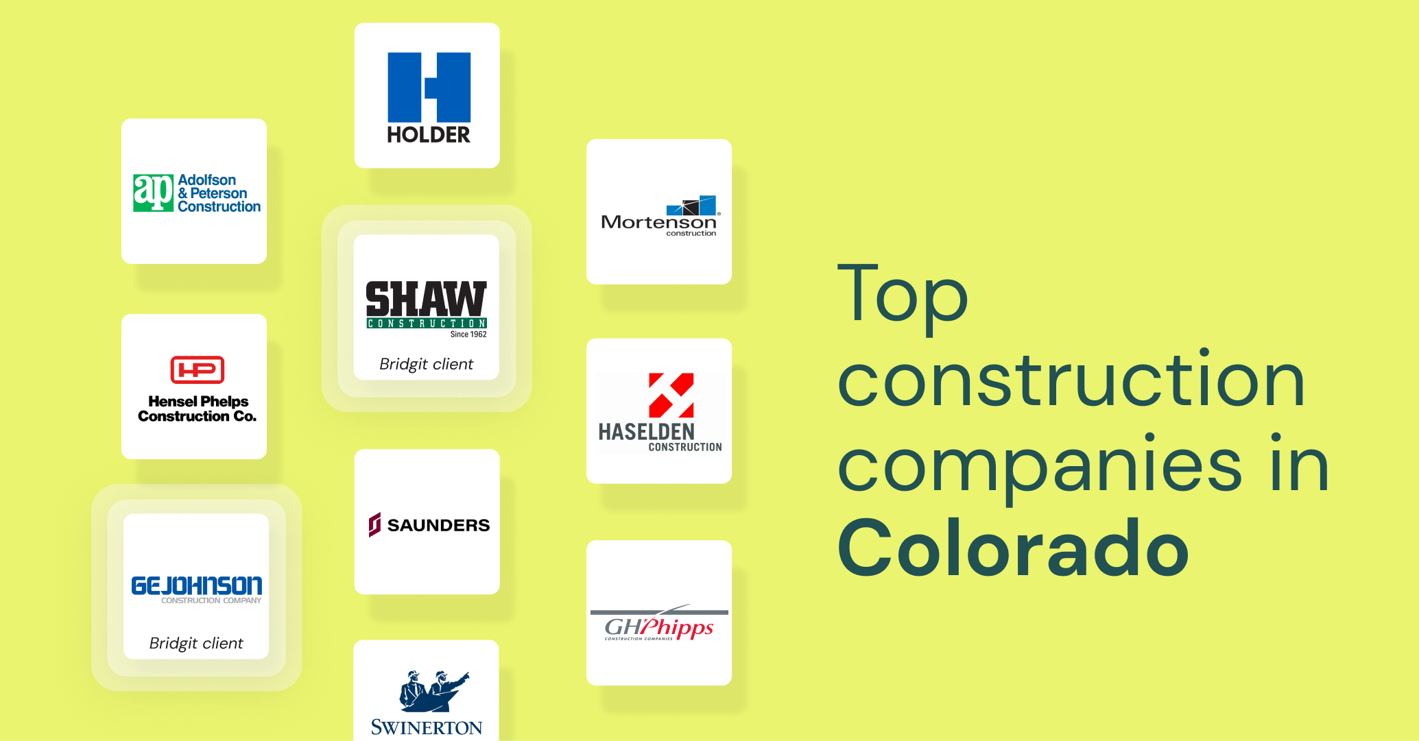 Top construction companies in Colorado - Bridgit
