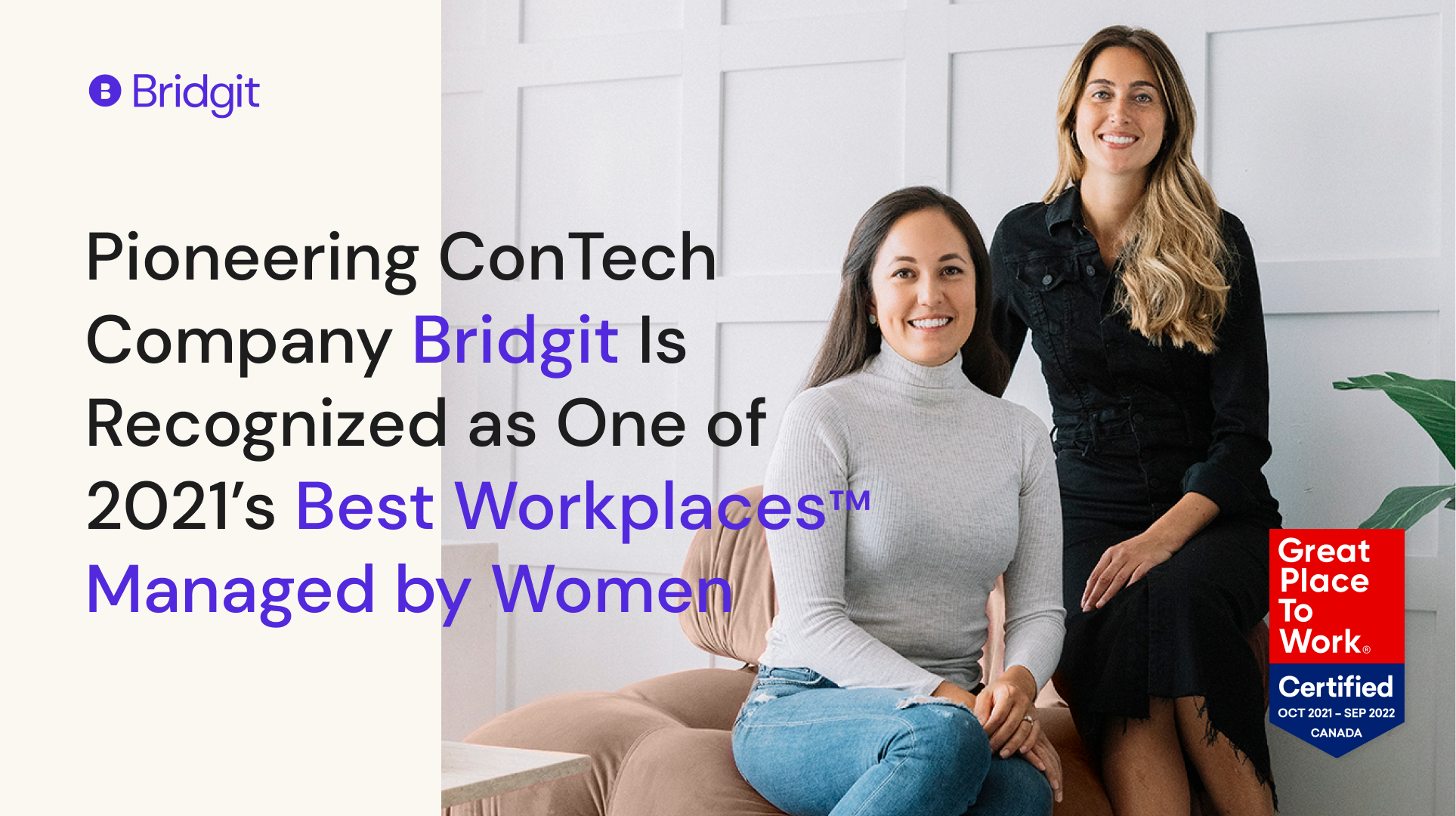 Best Workplaces™ Managed by Women