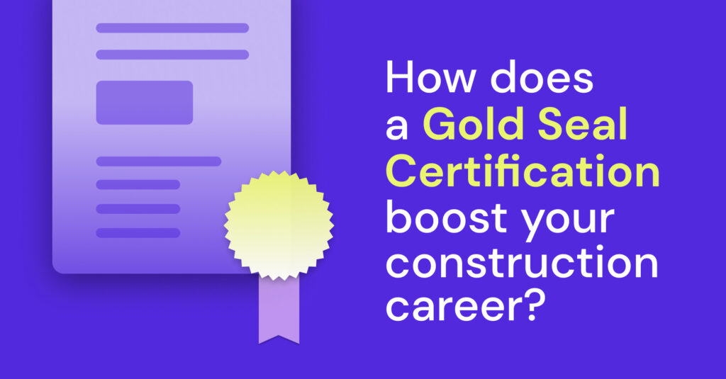 Gold Seal Certification document