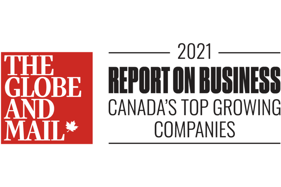 Top Growing Companies Globe and Mail logo