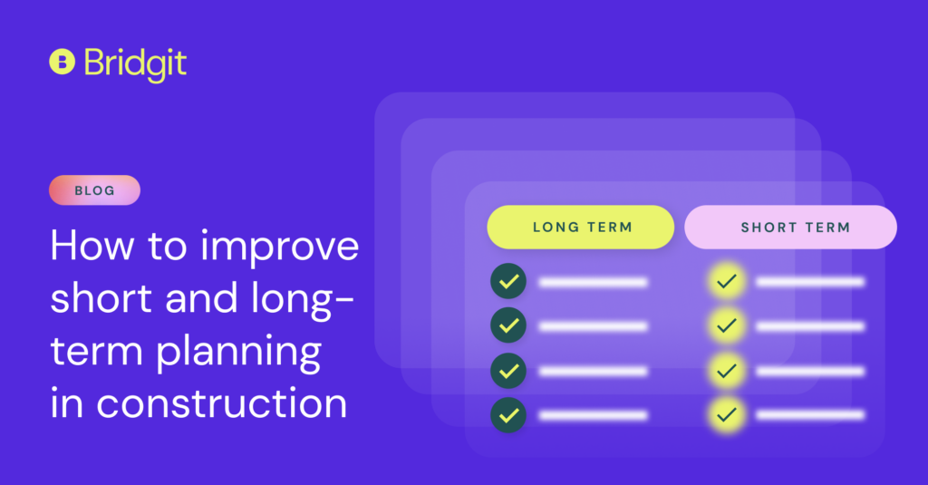 Blog header - How to improve short and long-term planning