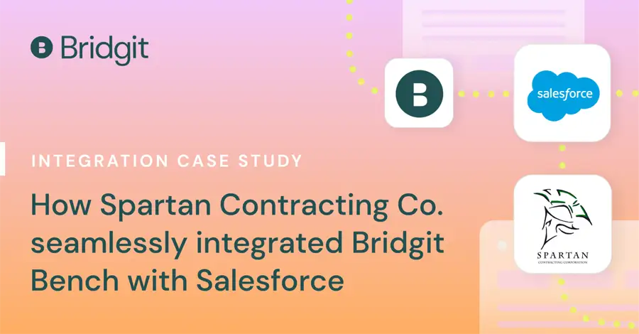 Spartan Bridgit Bench and Salesforce Integration