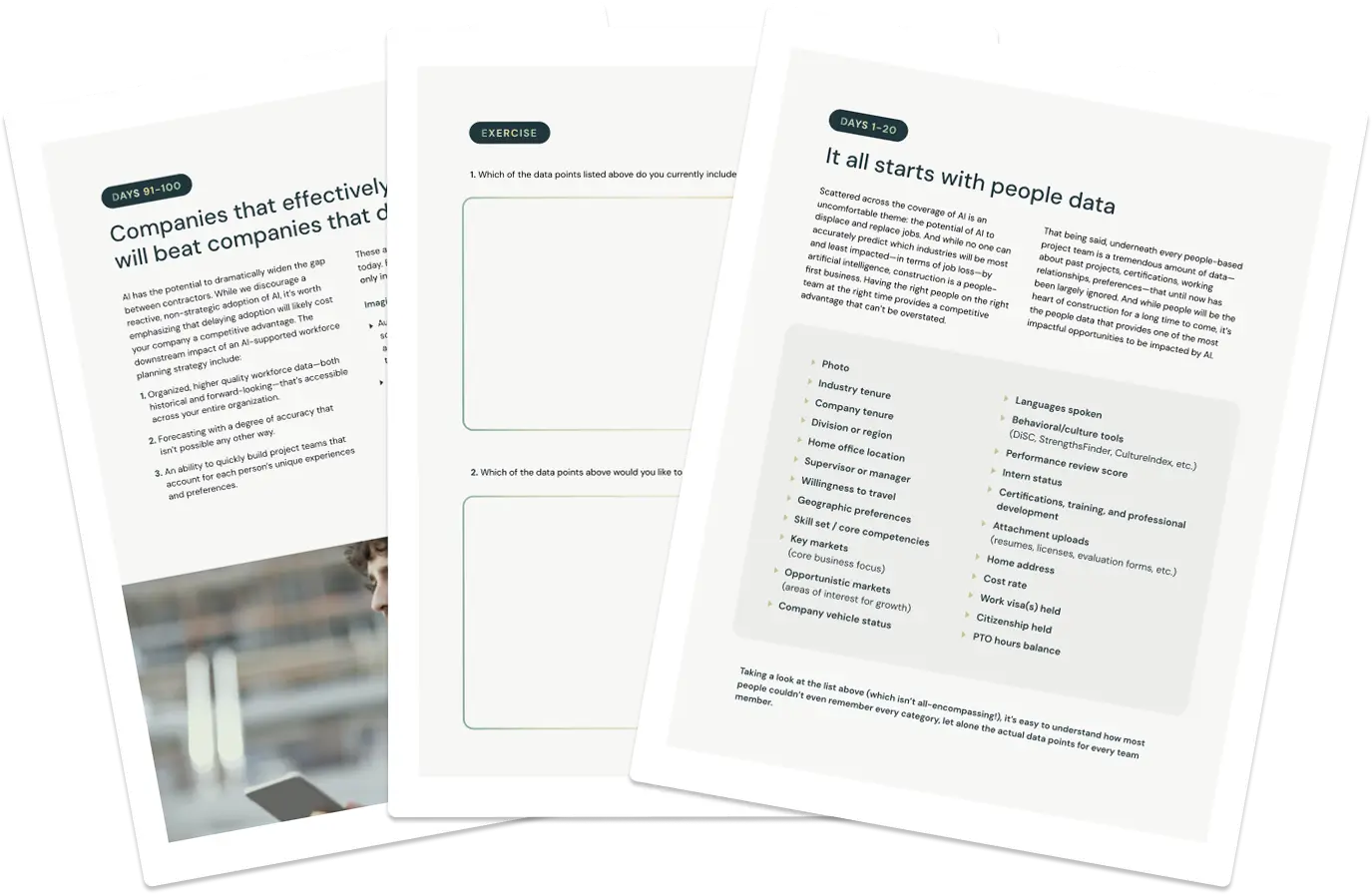 Your first 100 days: Building an AI workforce planning strategy