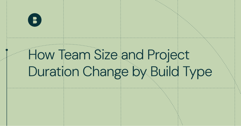 How Team Size and Project Duration Change by Build Type
