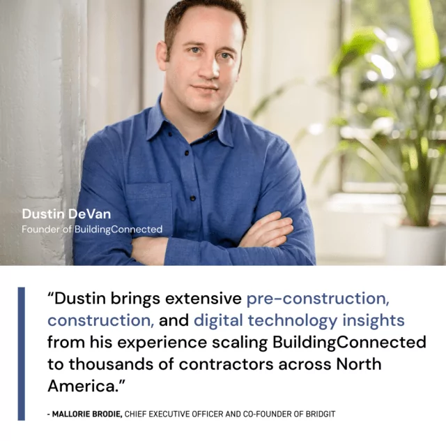 Dustin DeVan, Founder of BuildingConnected, headshot